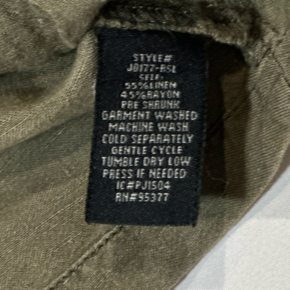 Sanctuary Olive Utility Shirt/ light Jacket/ Pockets/ drawstring waist- Small - Picture 12 of 12